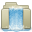 Light Brown Waterfall Icon 32x32 png